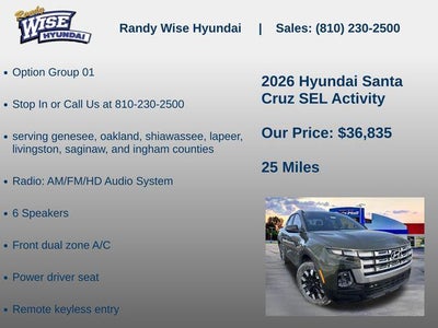 2026 Hyundai Santa Cruz SEL Activity AWD