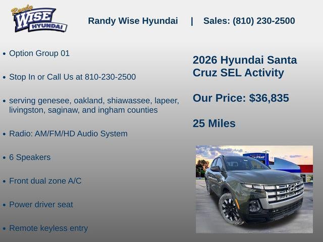 2026 Hyundai Santa Cruz SEL Activity AWD