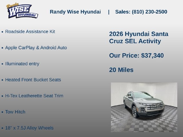 2026 Hyundai Santa Cruz SEL Activity AWD