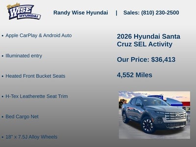 2026 Hyundai Santa Cruz SEL Activity AWD