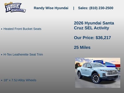 2026 Hyundai Santa Cruz SEL Activity AWD
