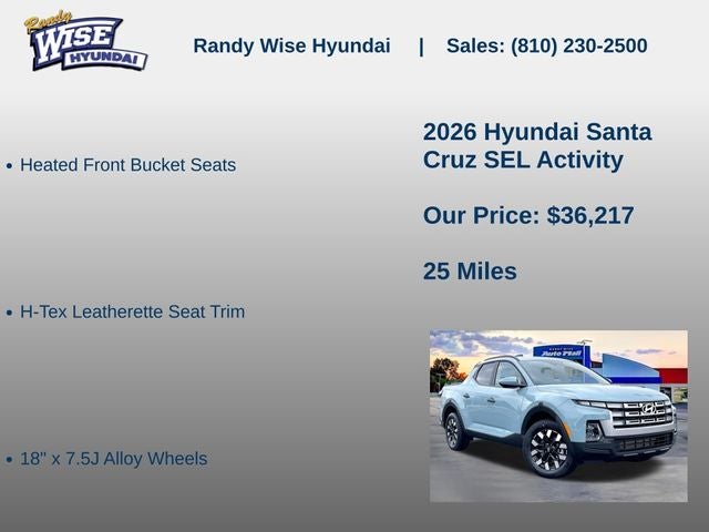 2026 Hyundai Santa Cruz SEL Activity AWD