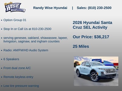 2026 Hyundai Santa Cruz SEL Activity AWD