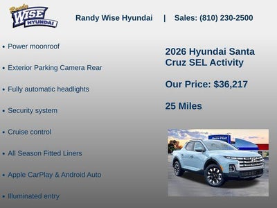 2026 Hyundai Santa Cruz SEL Activity AWD