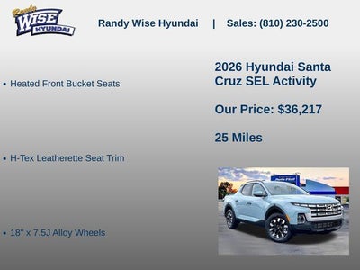 2026 Hyundai Santa Cruz SEL Activity AWD