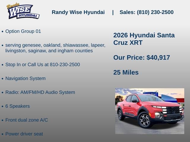 2026 Hyundai Santa Cruz XRT