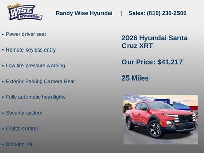 2026 Hyundai Santa Cruz XRT