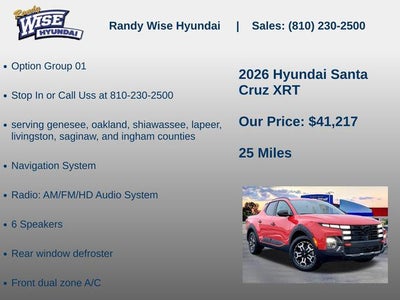 2026 Hyundai Santa Cruz XRT