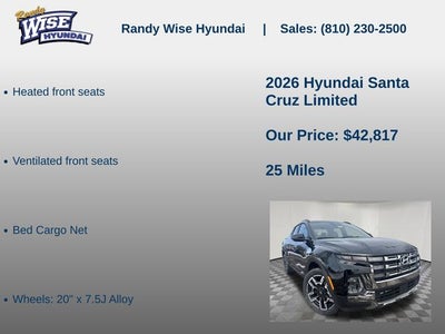 2026 Hyundai Santa Cruz Limited