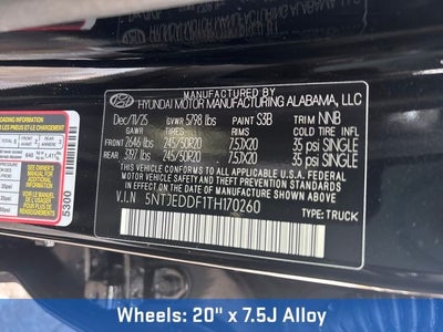 2026 Hyundai Santa Cruz Limited