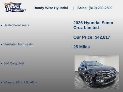2026 Hyundai Santa Cruz Limited