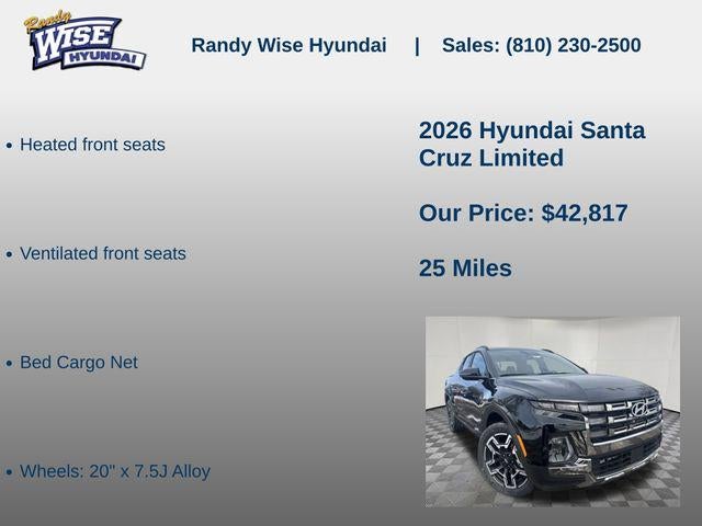 2026 Hyundai Santa Cruz Limited