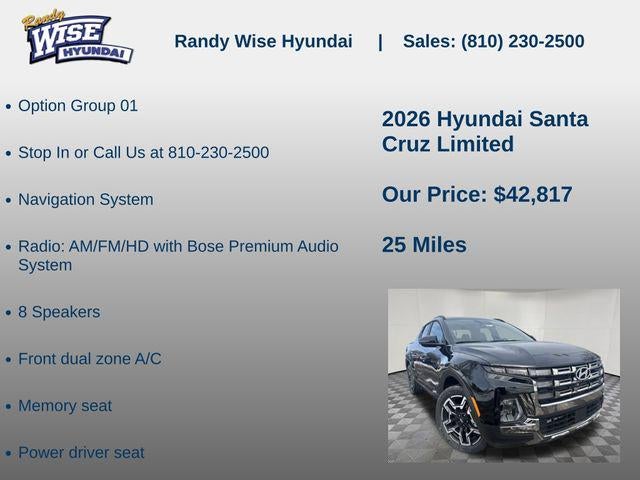 2026 Hyundai Santa Cruz Limited