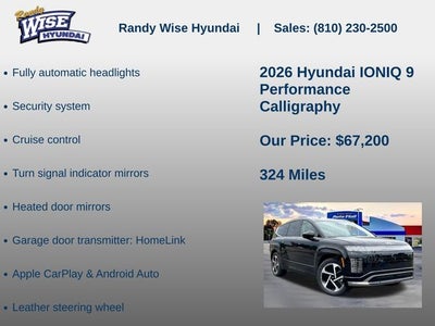 2026 Hyundai IONIQ 9 Performance Calligraphy