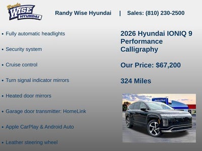 2026 Hyundai IONIQ 9 Performance Calligraphy