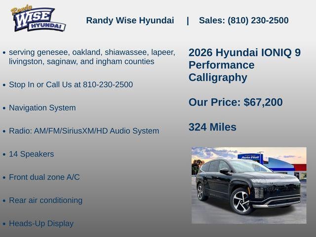 2026 Hyundai IONIQ 9 Performance Calligraphy