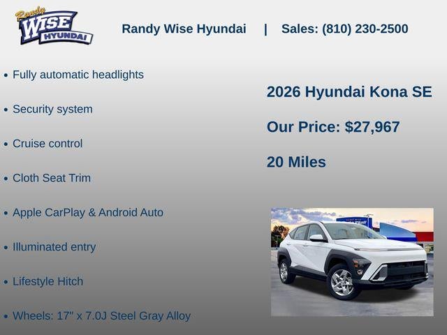 2026 Hyundai Kona SE AWD