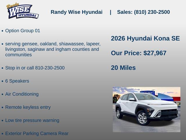 2026 Hyundai Kona SE AWD