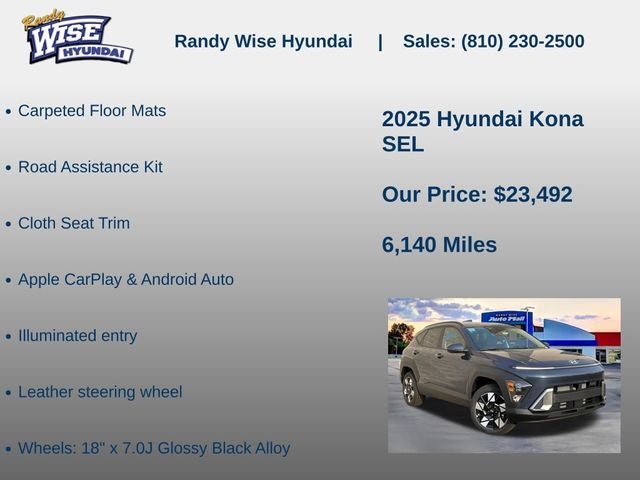 2025 Hyundai Kona SEL FWD