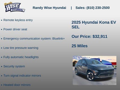 2025 Hyundai Kona Electric SEL