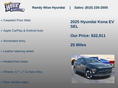 2025 Hyundai Kona Electric SEL