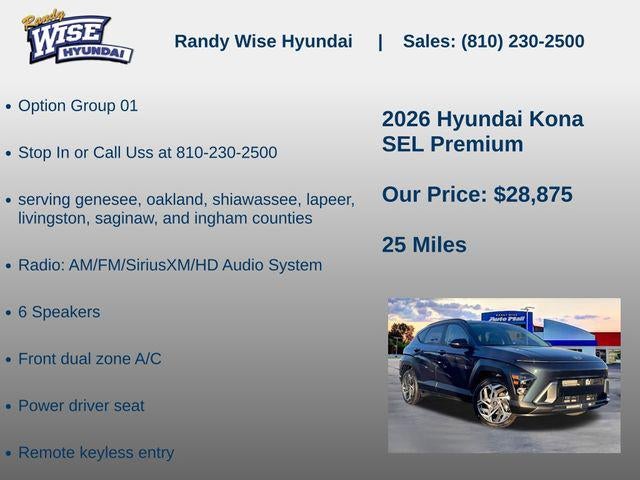 2026 Hyundai Kona SEL Premium FWD