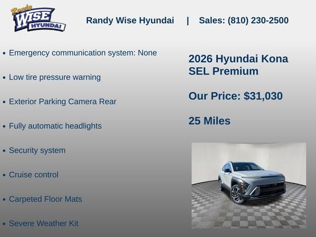 2026 Hyundai Kona SEL Premium AWD