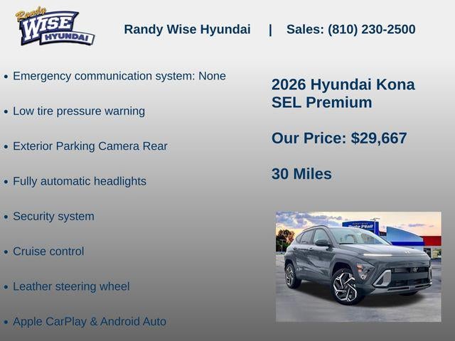 2026 Hyundai Kona SEL Premium AWD