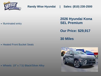2026 Hyundai Kona SEL Premium AWD