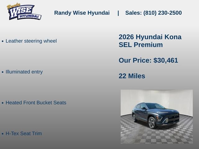 2026 Hyundai Kona SEL Premium AWD