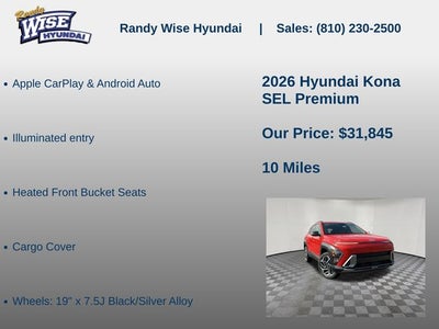 2026 Hyundai Kona SEL Premium AWD