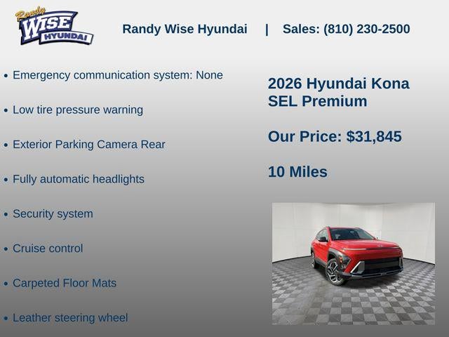 2026 Hyundai Kona SEL Premium AWD