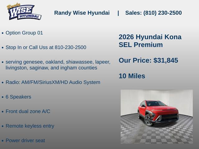 2026 Hyundai Kona SEL Premium AWD