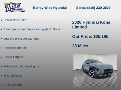 2026 Hyundai Kona Limited AWD