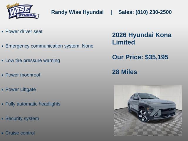 2026 Hyundai Kona Limited AWD