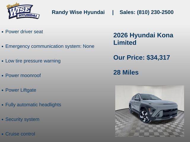 2026 Hyundai Kona Limited AWD