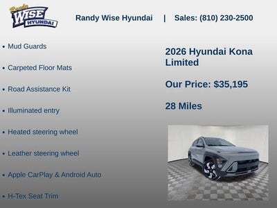 2026 Hyundai Kona Limited AWD