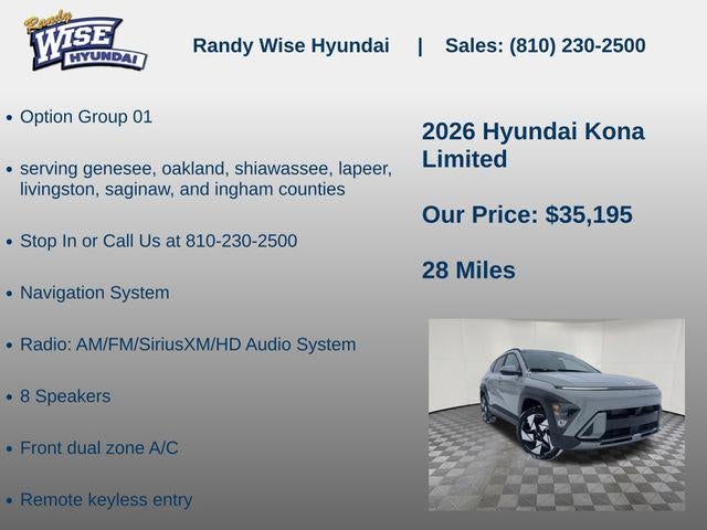 2026 Hyundai Kona Limited AWD