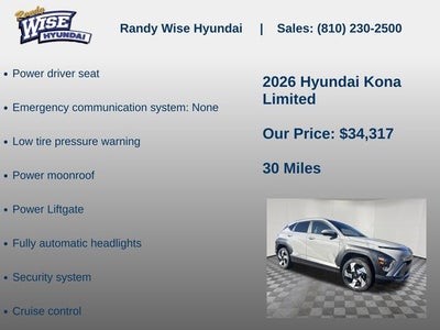 2026 Hyundai Kona Limited AWD