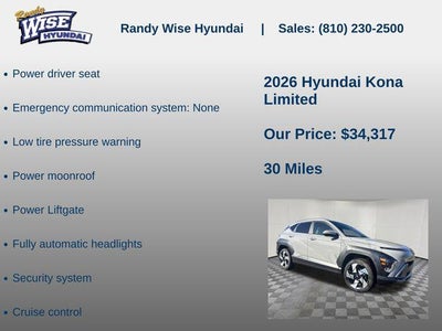 2026 Hyundai Kona Limited AWD