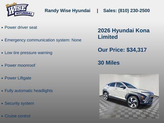 2026 Hyundai Kona Limited AWD