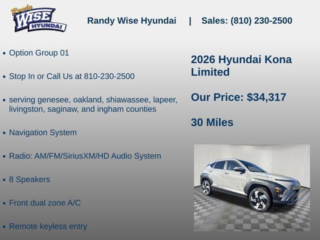 2026 Hyundai Kona Limited AWD