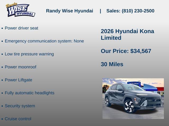 2026 Hyundai Kona Limited AWD