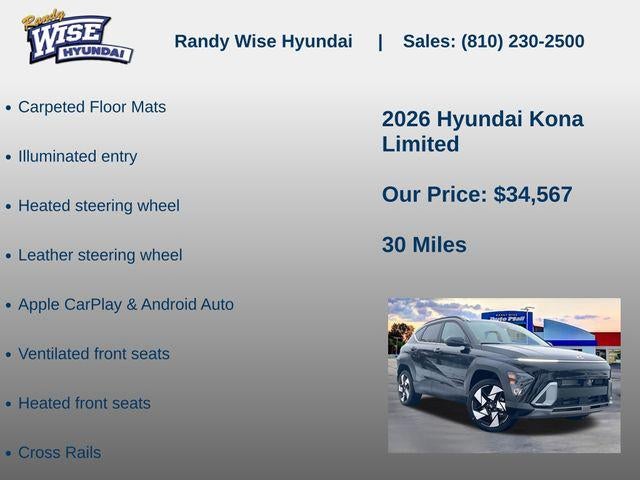 2026 Hyundai Kona Limited AWD