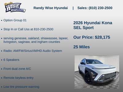 2026 Hyundai Kona SEL Sport AWD