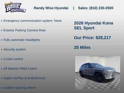 2026 Hyundai Kona SEL Sport AWD