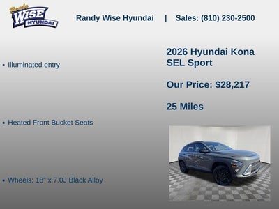 2026 Hyundai Kona SEL Sport AWD
