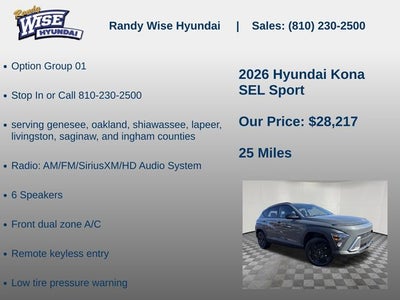 2026 Hyundai Kona SEL Sport AWD