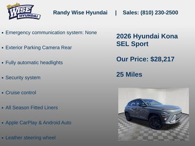 2026 Hyundai Kona SEL Sport AWD