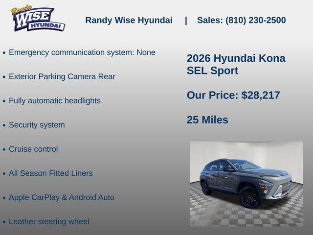 2026 Hyundai Kona SEL Sport AWD